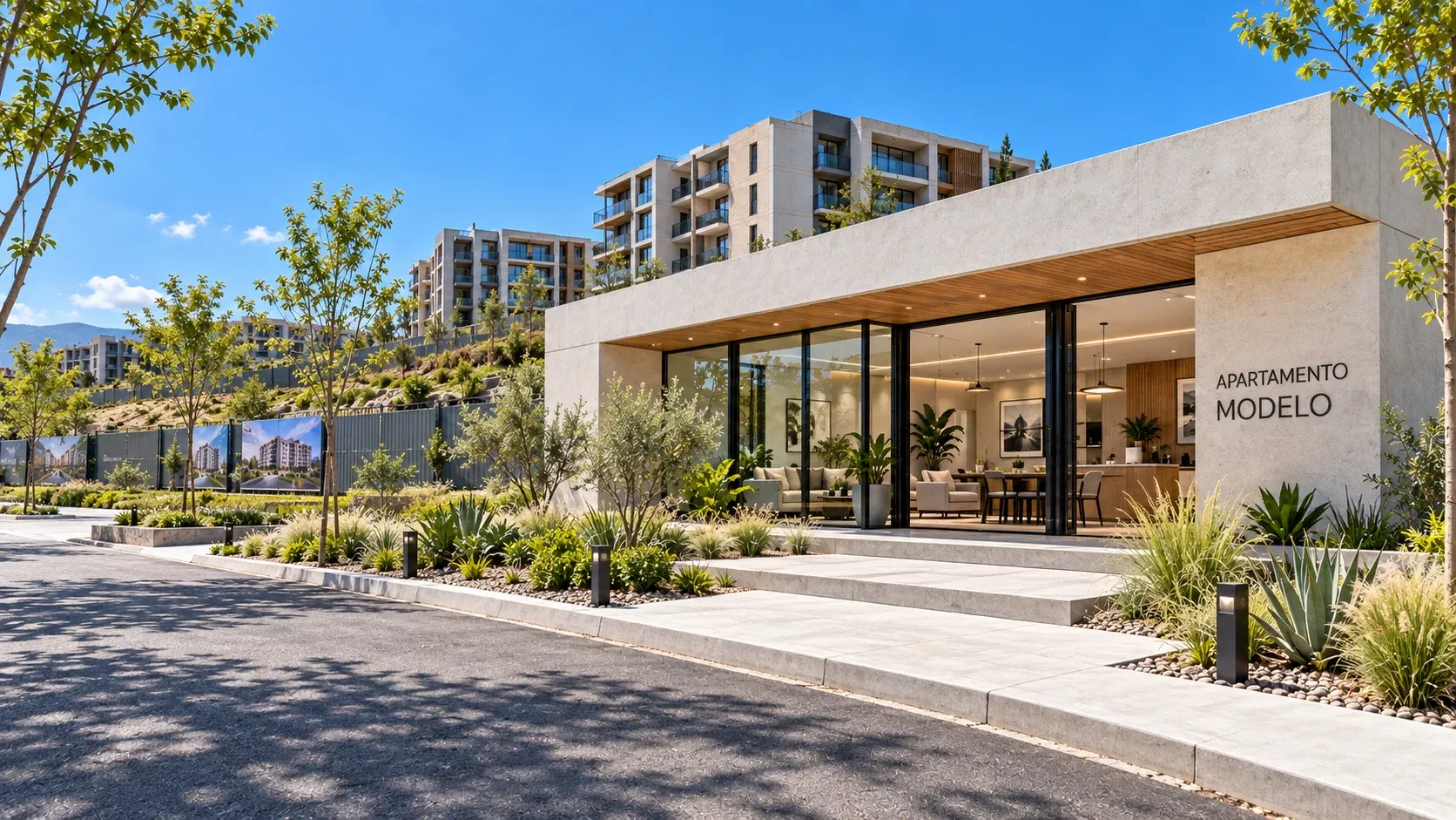 Apartamento modelo para proyecto inmobiliario