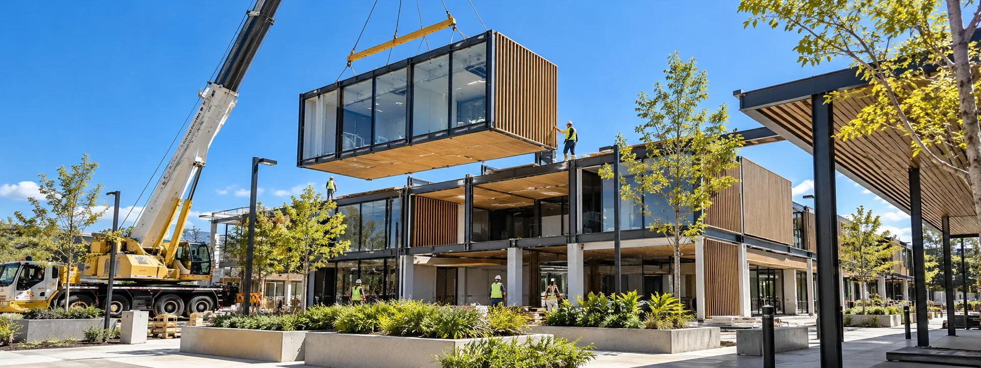 Construcción modular para proyectos y obras