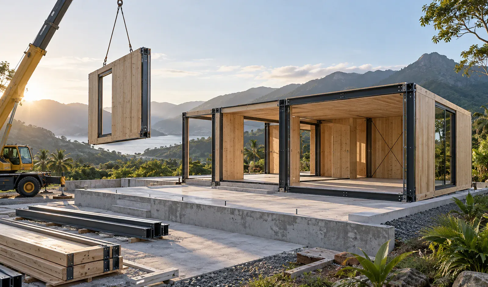 Arquitectura modular contemporánea de rápida ejecución