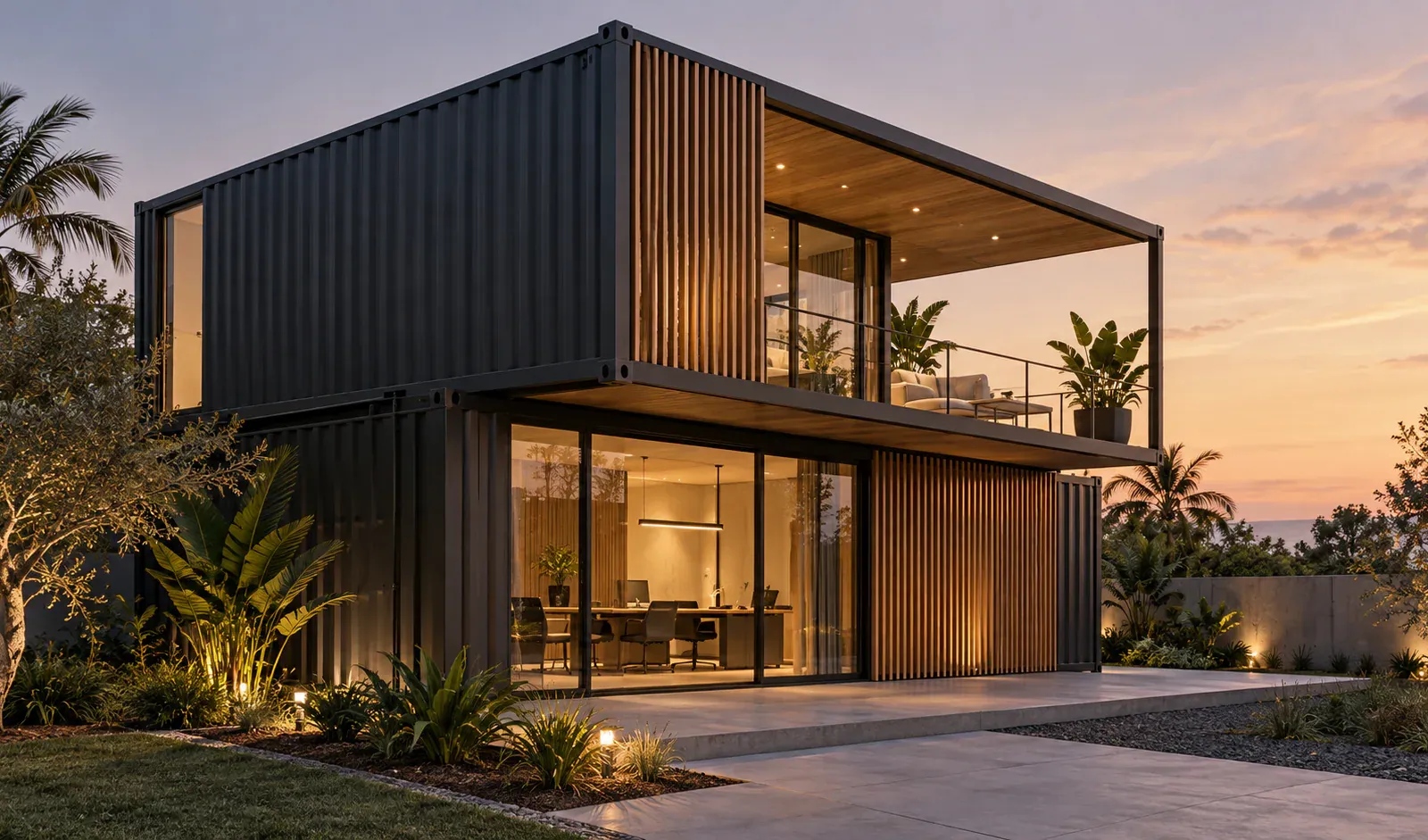 Solución modular arquitectónica con acabado premium